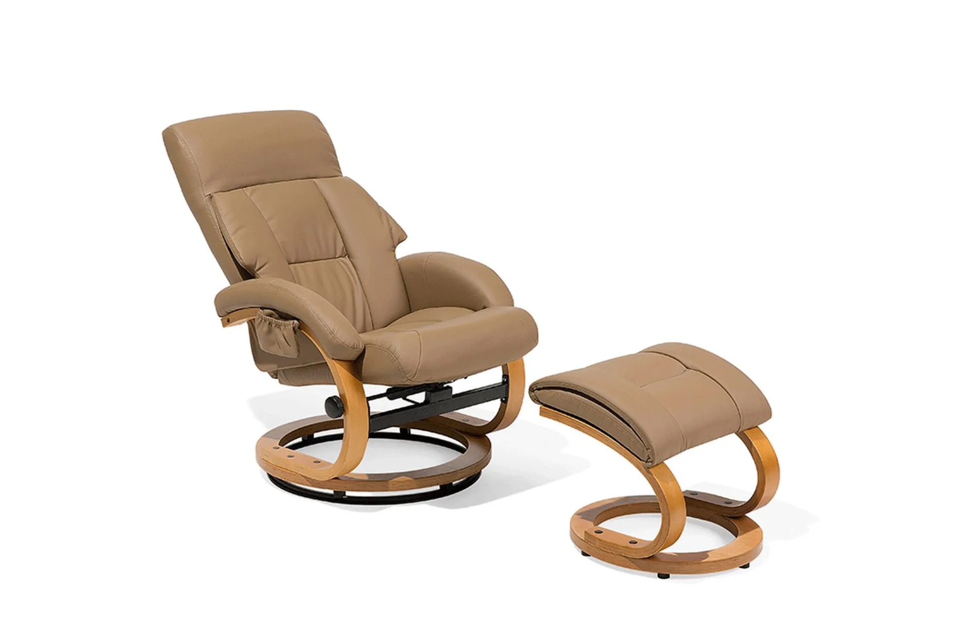 Lenestoler-Force Hvilstol med fotskammel Beige