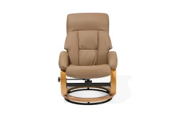 Lenestoler-Force Hvilstol med fotskammel Beige