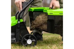 Kompostkvern|Gressklipper-Fornorth Batteridrevet Gressklipper Gh1000E, 20V med Batteri og Lader Svart/Grønn