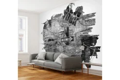 Fototapet Black-And-White New York Collage 200x154