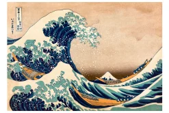Tapeter-Fototapet Hokusai The Great Wave Off Kanagawa 300x210