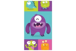 Tapeter-Fototapet Lovely Monsters 50x1000
