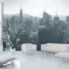 Fototapet NYC Tegn på En Farget Bakgrunn 250x193