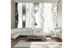 Fototapet Parade Of Orchids In Shades Of Grey 150x105