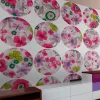 Tapeter-Fototapet Pink Meadow Circle 50x1000