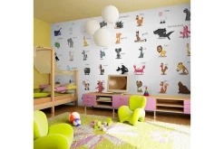 Tapeter-Fototapet XXL Learning By playing Animals 550x270