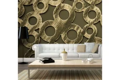 Tapeter-Fototapet XXL Ringer Laget Av Old Bronze 550x270