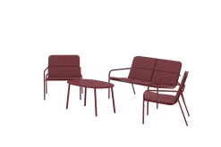 Venture Home Fourni sofagruppe 2-seters sofa + 2 lenestoler med bord utendørs