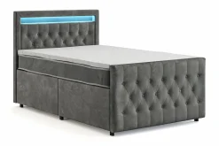 Cloud47 Franco Light komplett sengesett med oppbevaring LED-belysning 120x200 cm