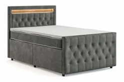 Cloud47 Franco Light komplett sengesett med oppbevaring LED-belysning 120x200 cm