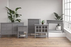 Dorel Home Gangbord|Avlastningsbord-Franklin Konsollbord 104 cm Grå Grey