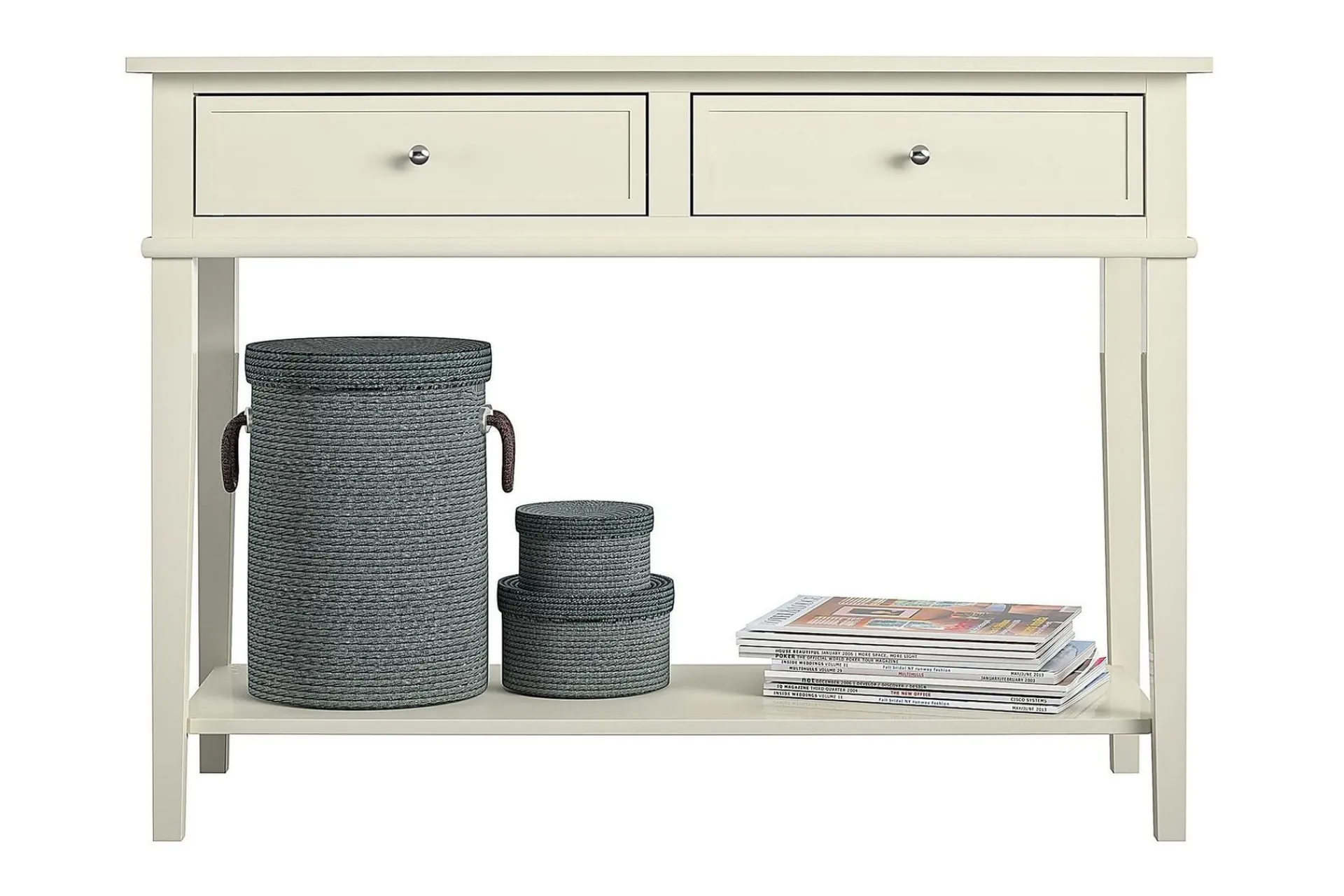 Dorel Home Gangbord|Avlastningsbord-Franklin Konsollbord 104 cm Hvit