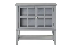 Dorel Home Oppbevaringsskap|Skap-Franklin Oppbevaringsskap 80x40 cm Grå Grey