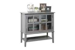 Dorel Home Oppbevaringsskap|Skap-Franklin Oppbevaringsskap 80x40 cm Grå Grey