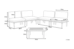Frascati Loungegruppe 80 cm