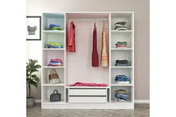Garderober & Garderobesystem-Fruitland Garderobe 180 cm Hvit