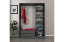 Garderober & Garderobesystem-Fruitland Garderobe 135 cm Antracit