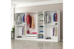 Garderober & Garderobesystem-Fruitland Garderobe 315 cm Hvit