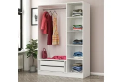 Garderober & Garderobesystem-Fruitland Garderobe 135 cm Hvit
