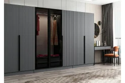 Vegghengt Oppbevaring|Knaggerekke-Fruitland Garderobe 315 cm Antracit
