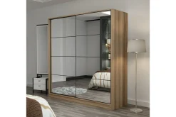 Garderober & Garderobesystem-Fruitland Garderobe med Speil Brun