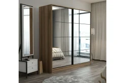 Garderober & Garderobesystem-Fruitland Garderobe med Speil Brun