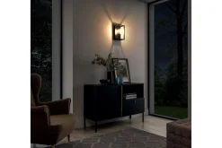 Nattbordslampe-Furtim Vegglampe med Arm Svart