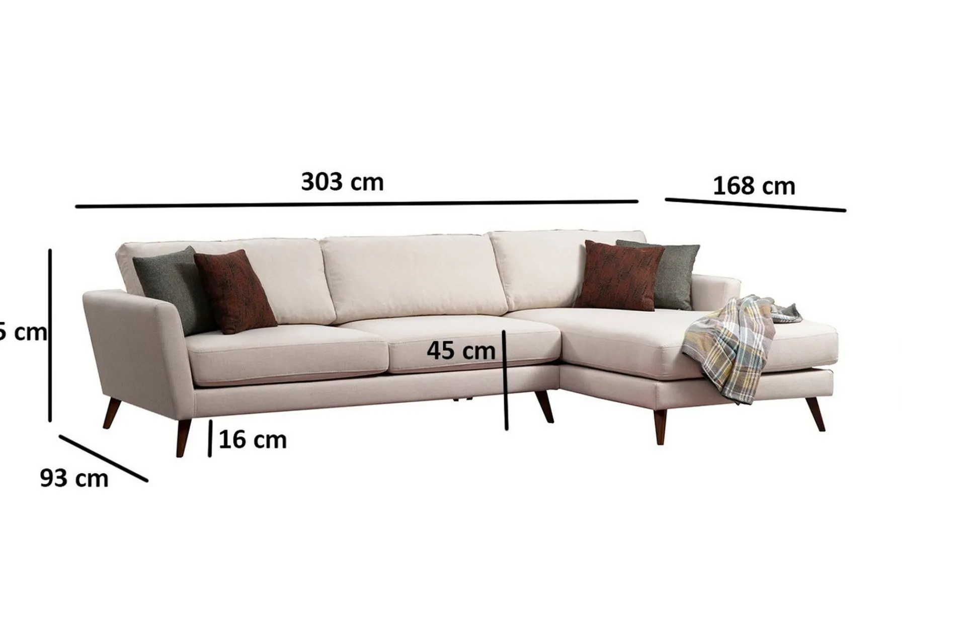 Velour Sofa & Fløyel Sofa-Gajanejos Divansovesofa Beige