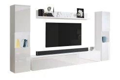 Galbally Möbelset För Vardagsrum White