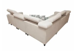 Sofa Med Sjeselong|Velour Sofa & Fløyel Sofa-Galbally 4-sits Hörnbäddsoffa Beige