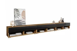 Tv-Benk & Mediabenk-Galbally Tv-skåp 300 cm Brown Brun