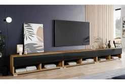 Tv-Benk & Mediabenk-Galbally Tv-skåp 300 cm Brown Brun