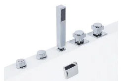 Baderom-Galley Boblebadekar 170 cm Hvit