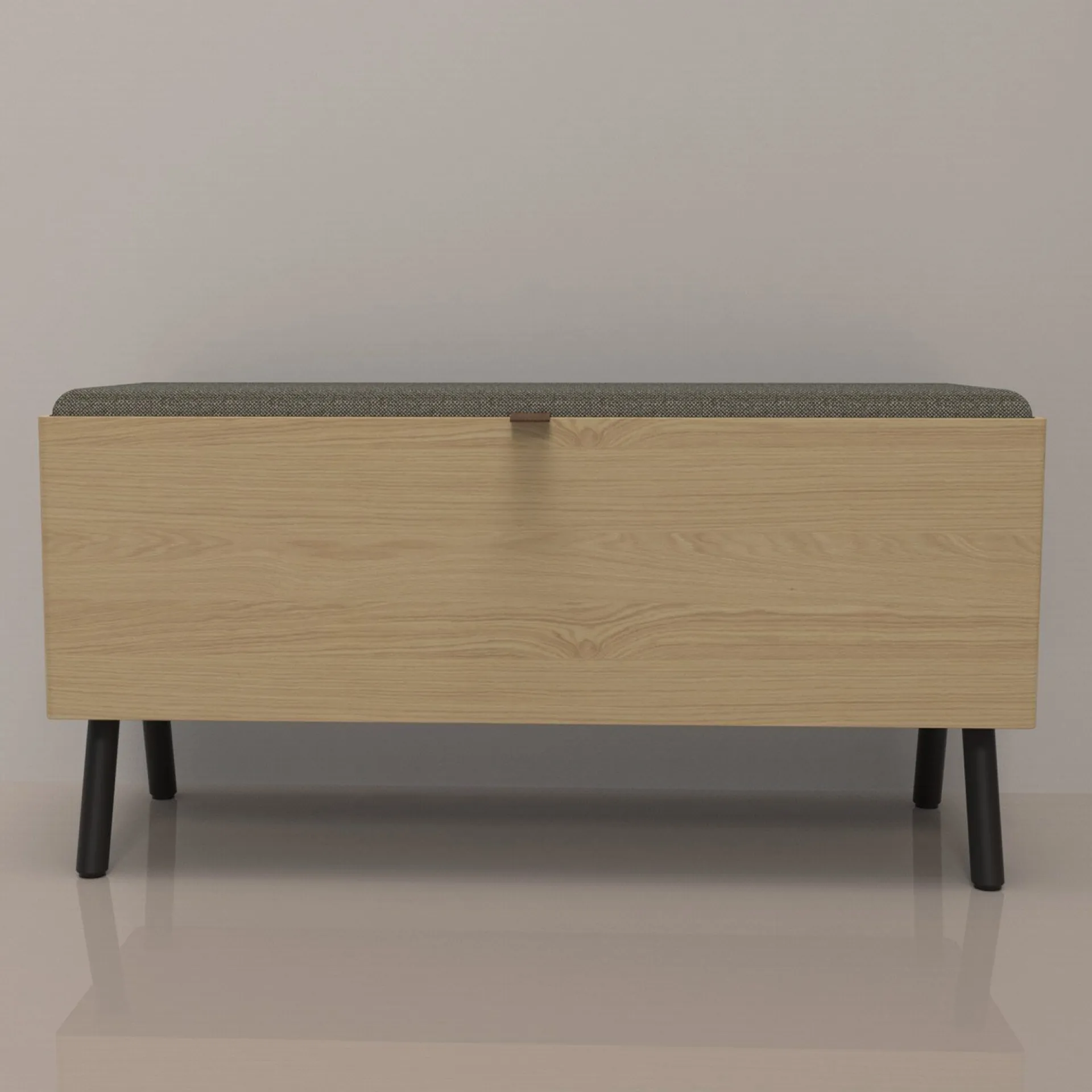Entrebenk|Benk-Gangbenk HOME4YOU Aalborg 90x32x46 cm eik
