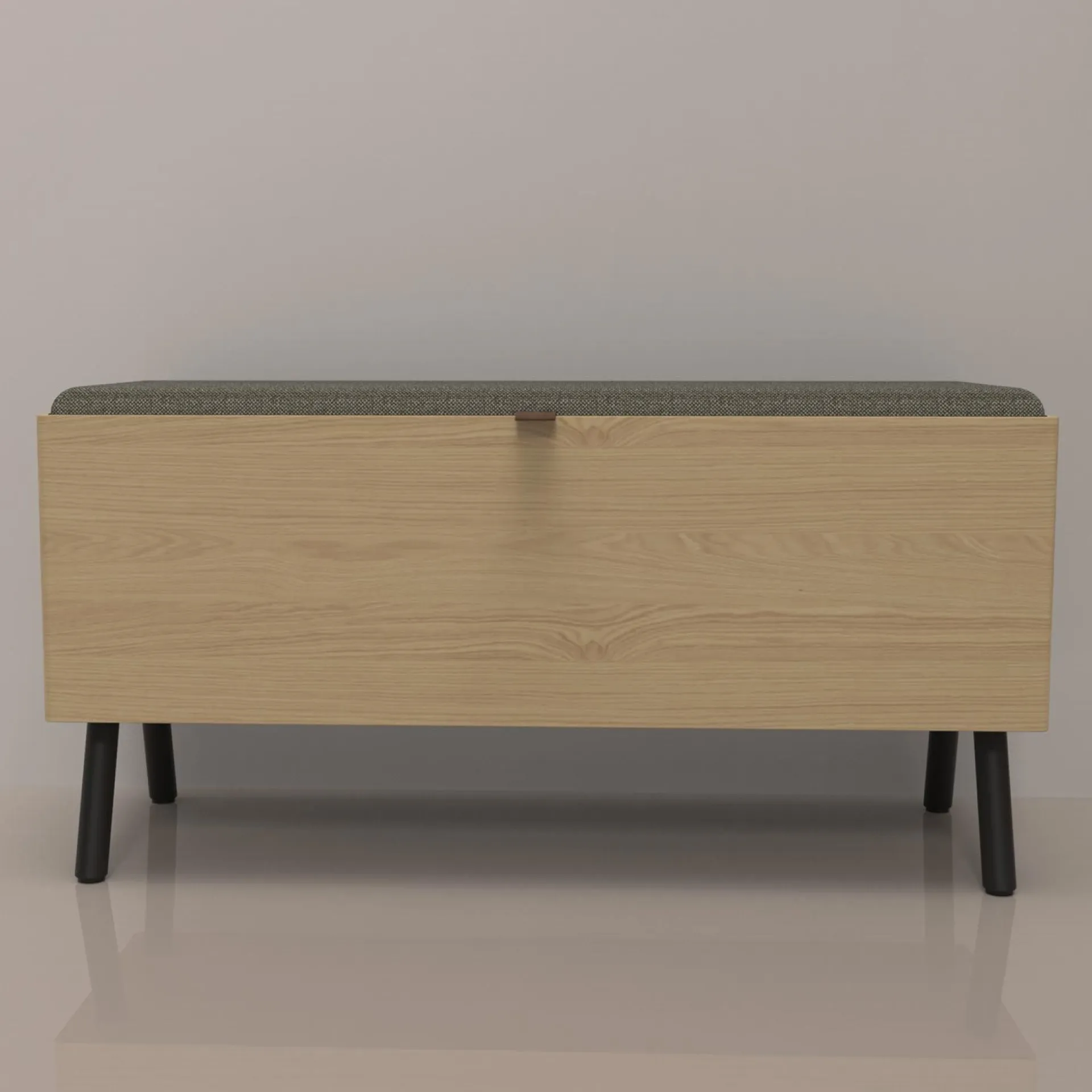 Entrebenk|Benk-Gangbenk HOME4YOU Aalborg 90x32x46 cm eik
