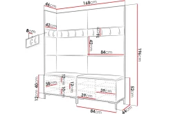 Concept 55 Møbelsett Til Gang & Entre|Gangoppbevaring-Gangoppbevaring Haze 11