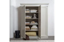 WOOOD Hattehylle|Hjørnehylle-Garderobehyllesett Olivia Beige