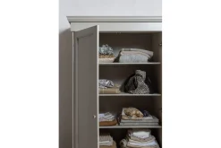 WOOOD Hattehylle|Hjørnehylle-Garderobehyllesett Olivia Beige