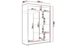 Garderober & Garderobesystem-Garderobe Lino Hvit