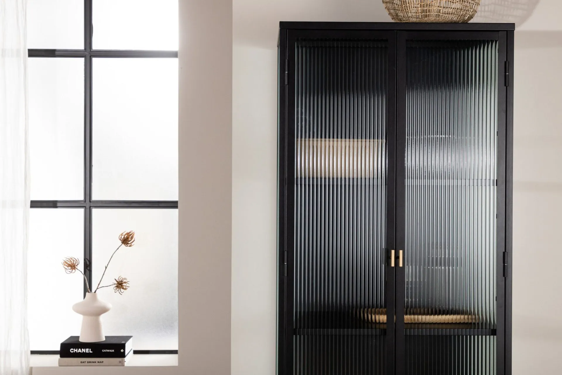 Venture Home Oppbevaringsskap|Skap-Garis Skapkommode 70x40x160 cm Svart