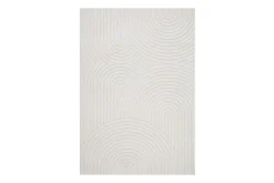 KM Home Moderne Tepper-Genova Friezeteppe 280x380 cm Hvit