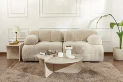 Sofabord-Georgette Sofabord 90 cm Travertin
