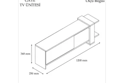Gersby TV-Benk 120 cm