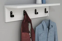 Stumtjener|Knaggerekke-Gersby Vegghylle 60 cm Hvit