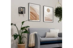 Nattbordslampe-Giorri Vegglampe med Arm Svart