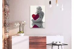 Male Selv-Gjør-det-selv Maleri Angel Red Heart 40x60 cm