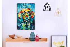 Male Selv-Gjør-det-selv Maleri Hundportrett 40x60 cm
