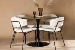 Venture Home Glade Matgruppe 100 cm Rund med 4 Chico Stoler