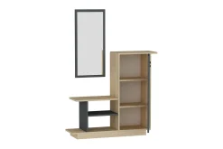 Sideboard & Skjenker-Glatton Sideboard 80 cm Natur,Antracit