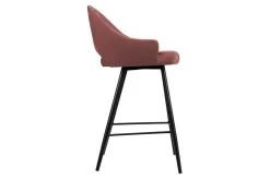 Barmøbler|Barstoler-Glenarm Barstol Rosa/Svart